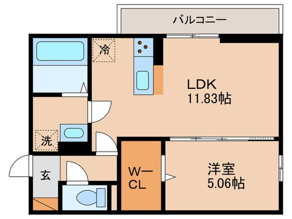 The　Bonds　北中小路の物件間取画像